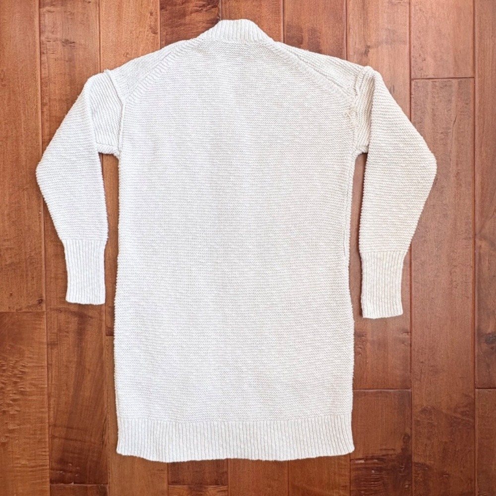 Alex Mill - Marni Cable Knit Cardigan Sweater Womens S Cotton/Linen Beige FLAW‎ - Picture 2 of 14